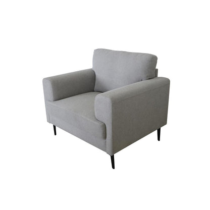 Kyrene Chair, Light Gray Linen