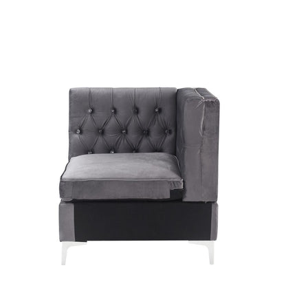 Jaszira Modular - Wedge, Gray Velvet