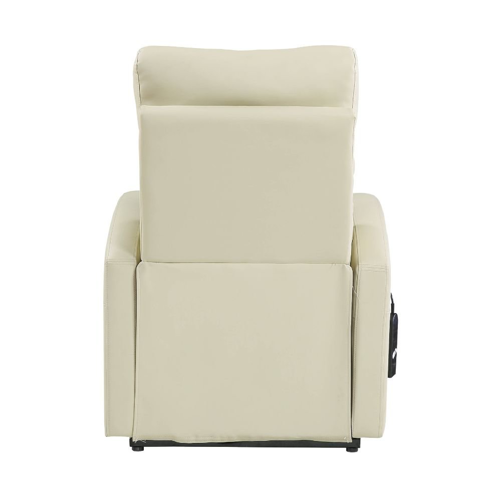 Ricardo Power Motion Recliner w/Lift, Beige Leatherette