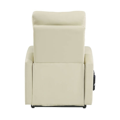 Ricardo Power Motion Recliner w/Lift, Beige Leatherette