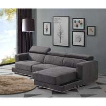 Alwin Modular - RF Chaise, Dark Gray Fabric