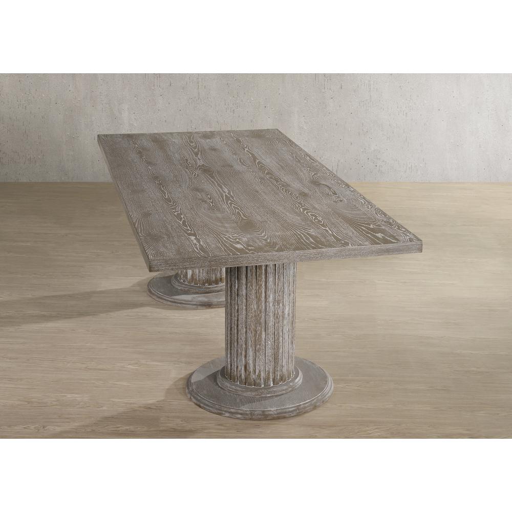 Gabrian Dining Table, Reclaimed Gray