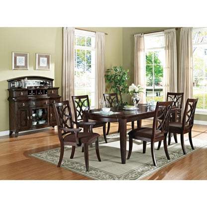 Keenan Dining Table, Dark Walnut