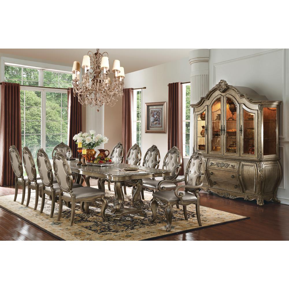 Ragenardus Dining Table w/Leaf, Vintage Oak