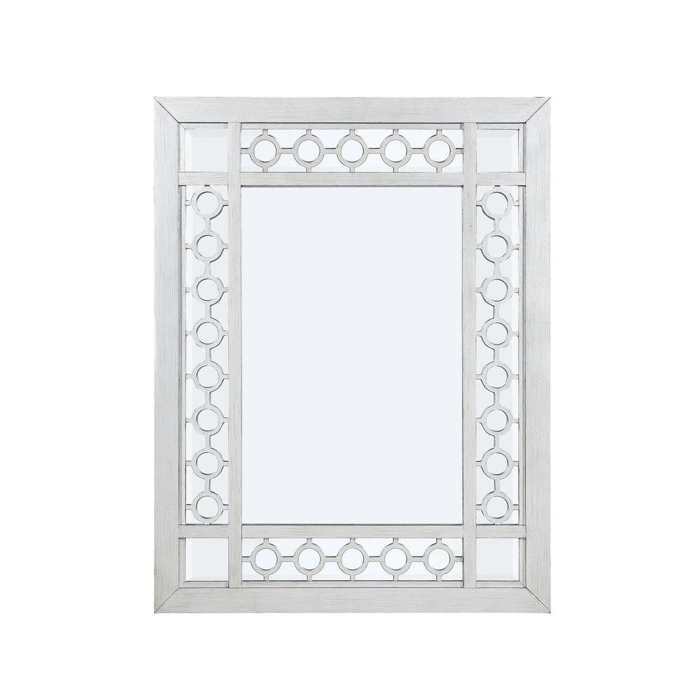 Varian Mirror, Mirrored & Antique Platinum