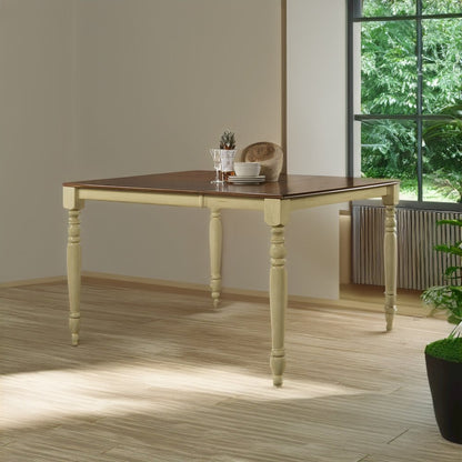 Dylan Counter Height Table, Buttermilk & Oak