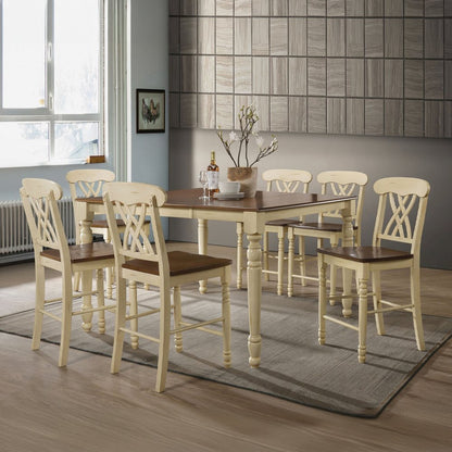Dylan Counter Height Table, Buttermilk & Oak