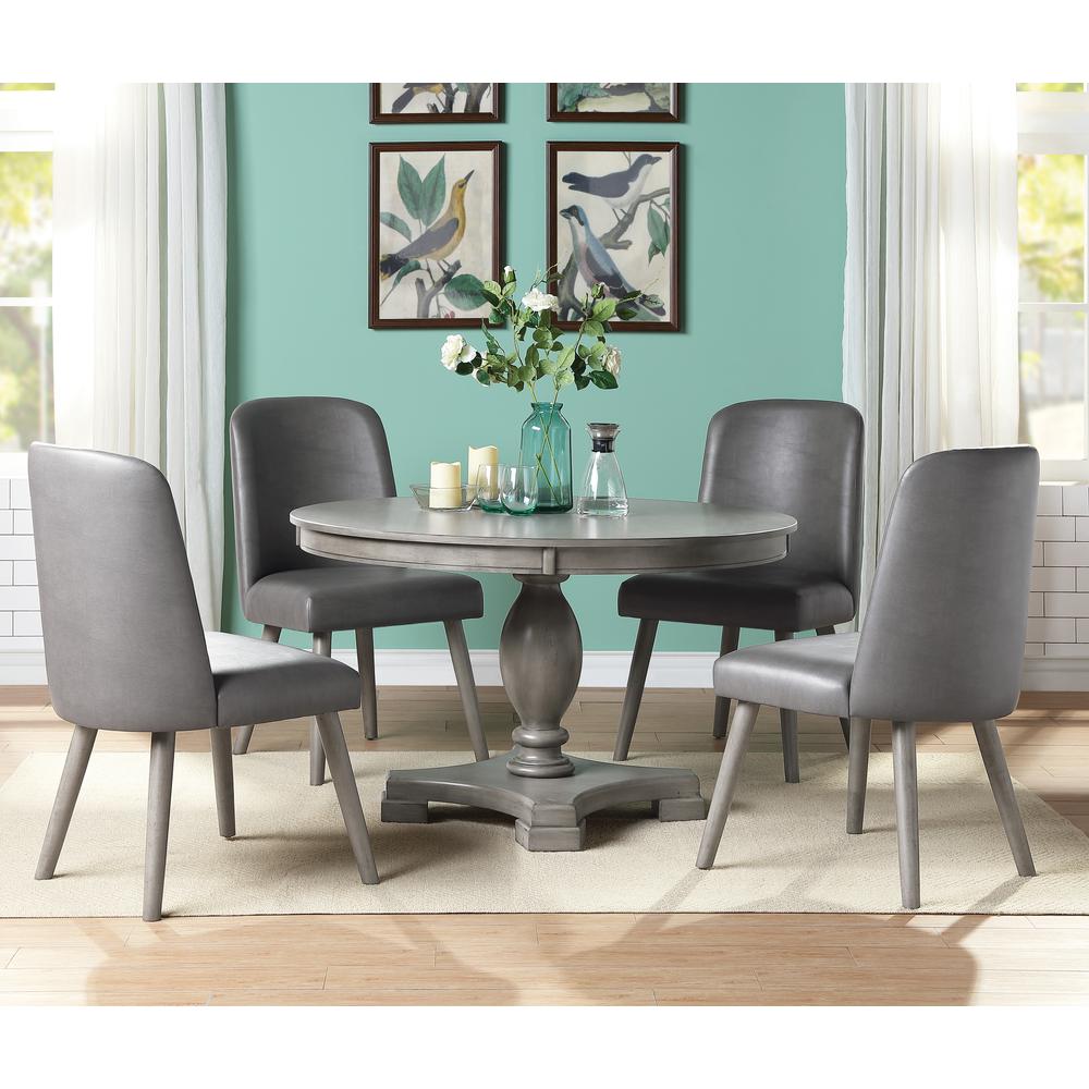 Waylon Dining Table, Gray Oak