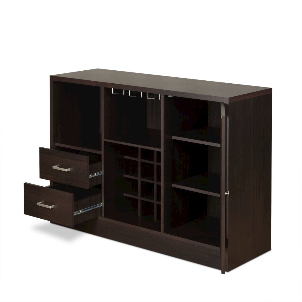 Hazen Wine Cabinet, Espresso