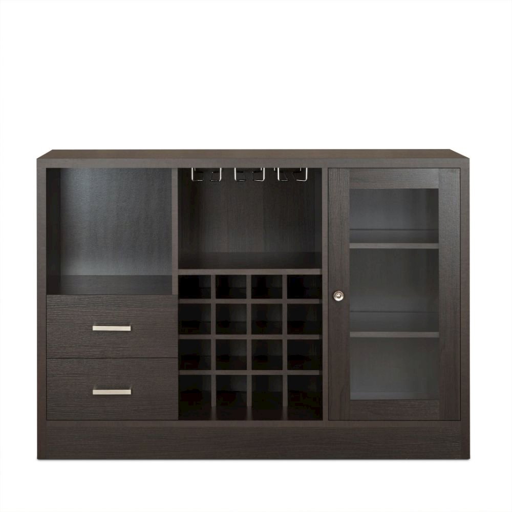 Hazen Wine Cabinet, Espresso