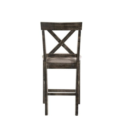 Martha II Counter Height Table, Weathered Gray