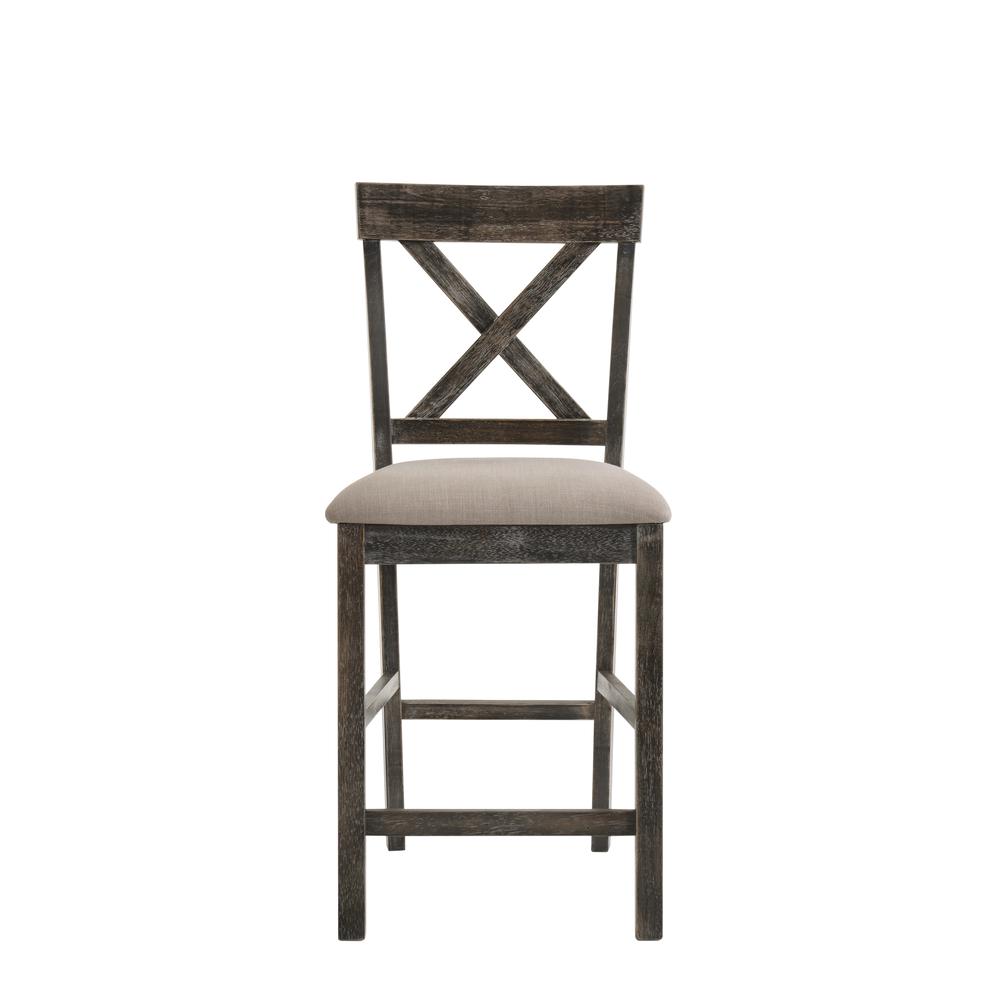 Martha II Counter Height Table, Weathered Gray