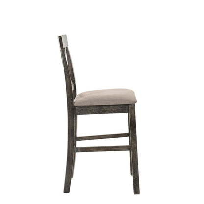 Martha II Counter Height Table, Weathered Gray