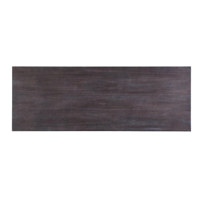 Evangeline Counter Height Table, Salvaged Brown & Black Finish