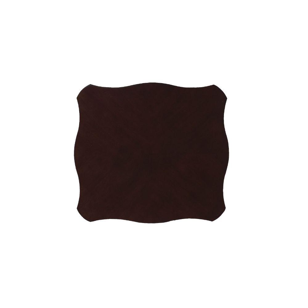 Mathias End Table, Walnut & White