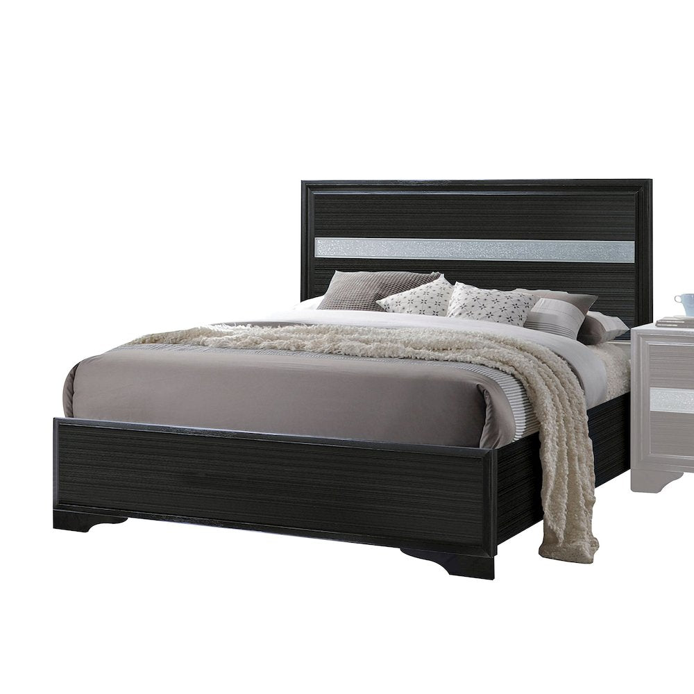 Naima Full Bed, Black