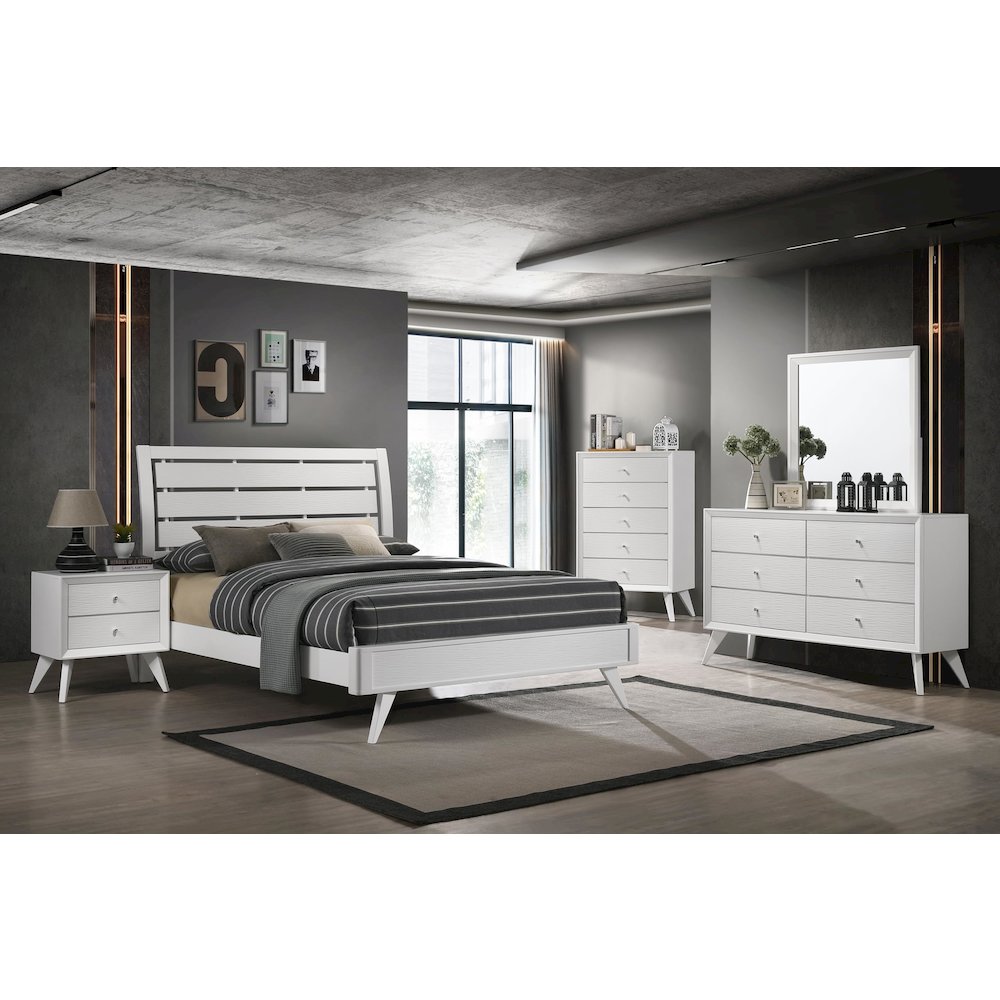 Cerys Mirror, White