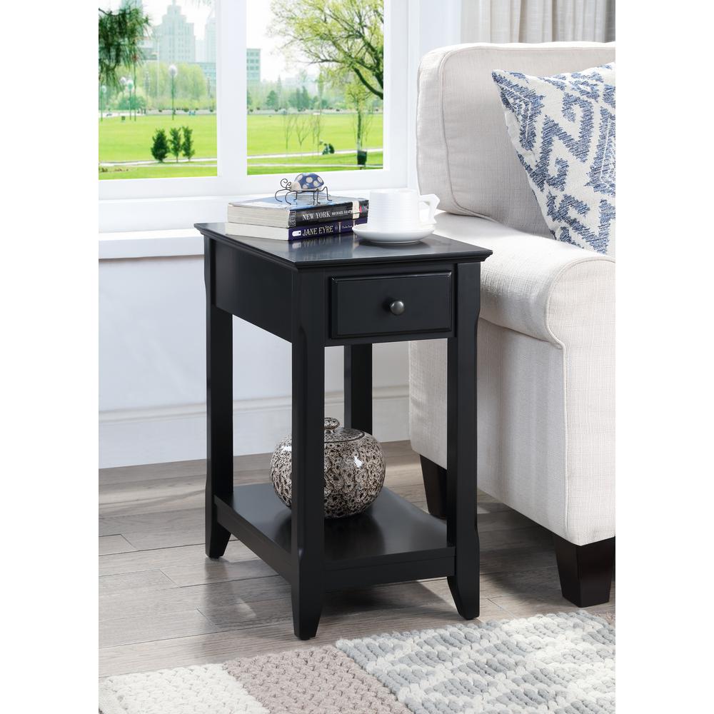 Bertie Accent Table, Black
