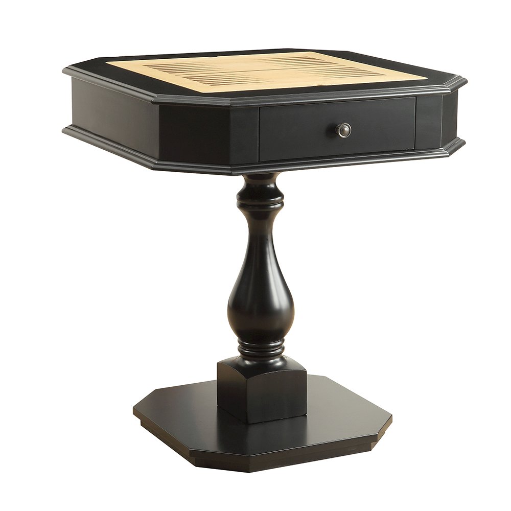Bishop Game Table, Black
