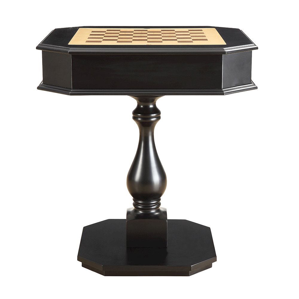 Bishop Game Table, Black