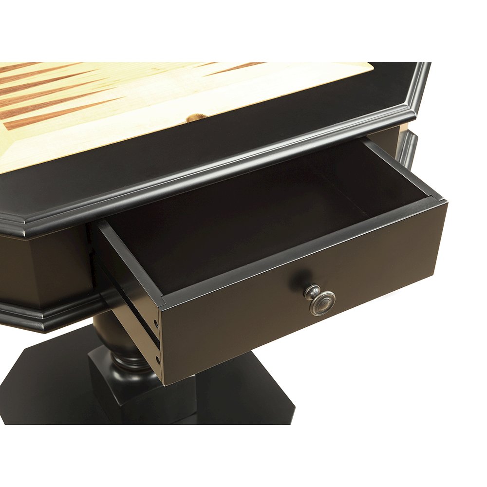 Bishop Game Table, Black