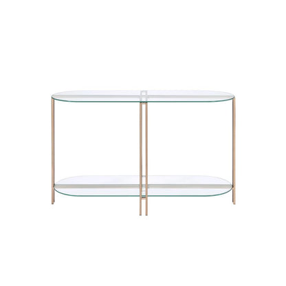 Veises Sofa Table, Champagne