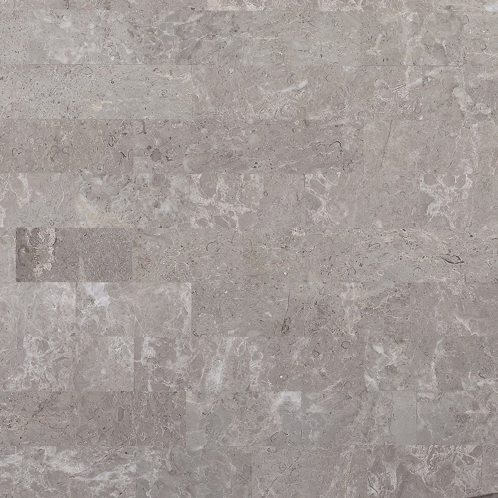 Ariadne End Table, Natural Marble Top & Platinum