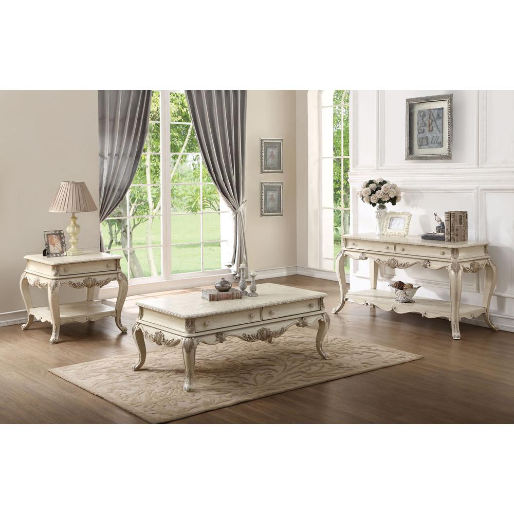 Ragenardus End Table, Antique White