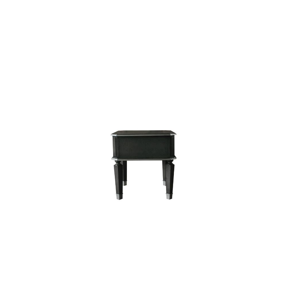 House Beatrice End Table, Charcoal & Light Gray
