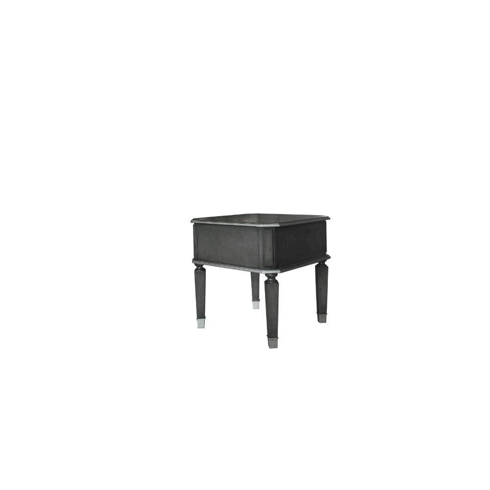 House Beatrice End Table, Charcoal & Light Gray