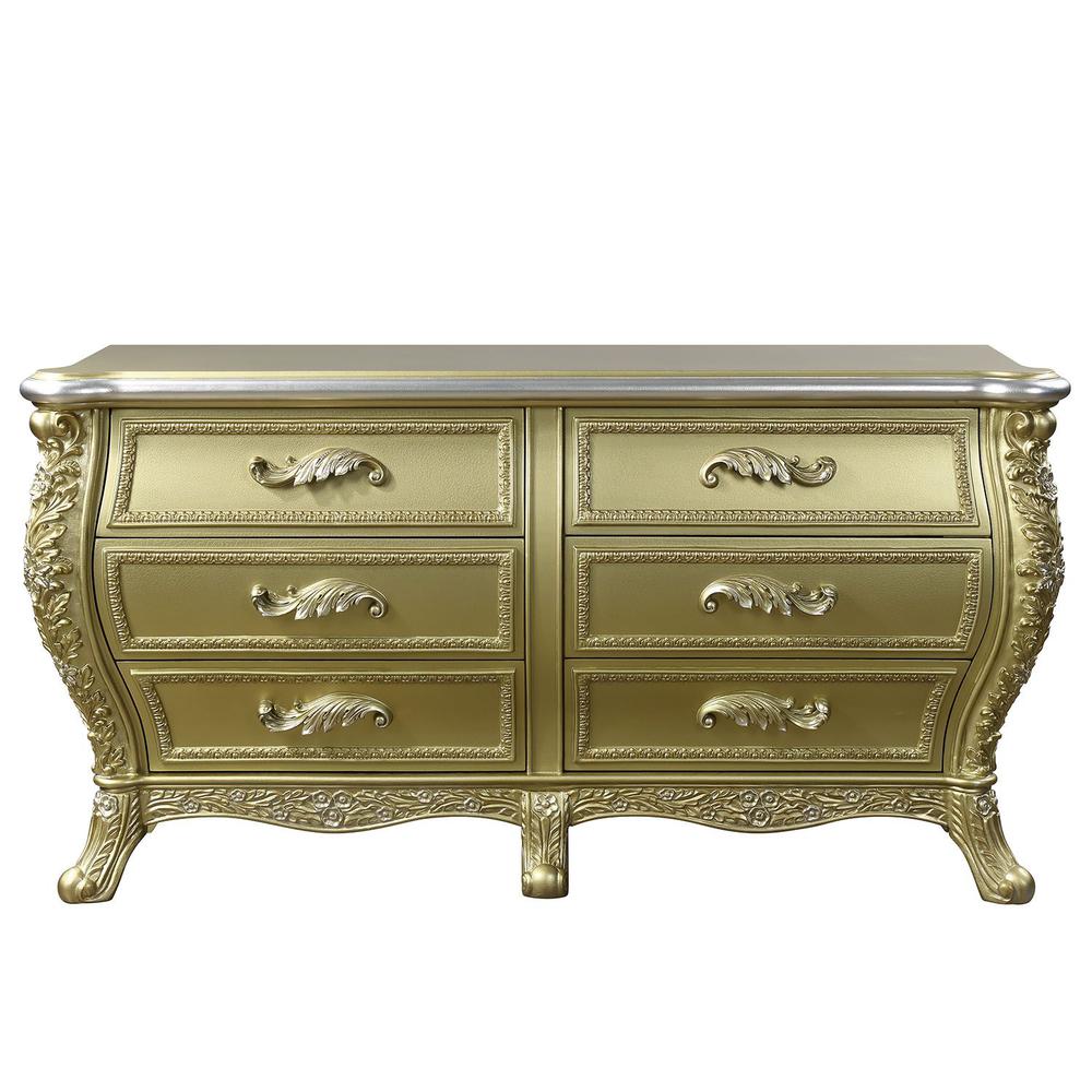 Cabriole Dresser, Gold
