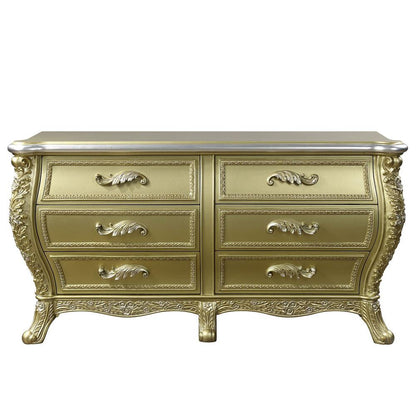 Cabriole Dresser, Gold