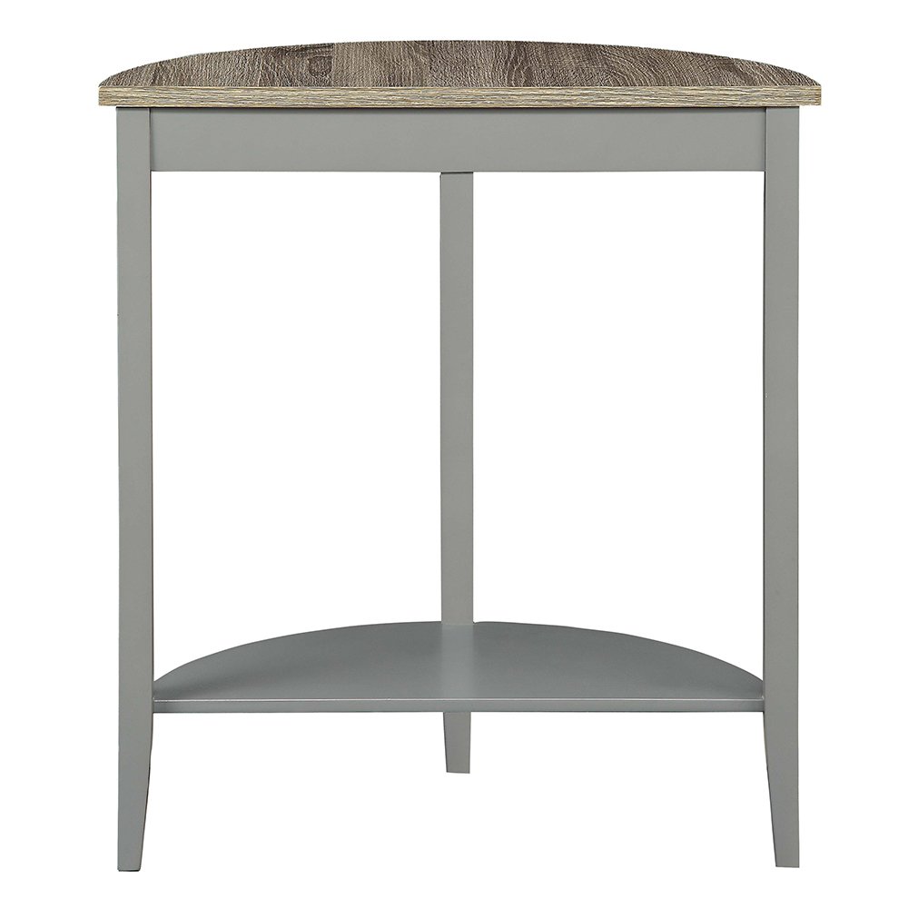Justino Console Table, Natural Oak & Gray