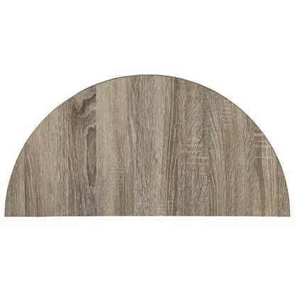 Justino Console Table, Natural Oak & Gray