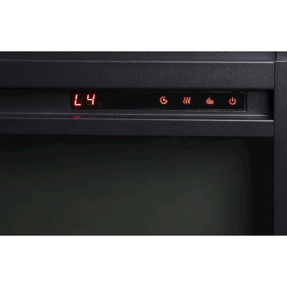Nysa Fireplace, Mirrored & Faux Crystals
