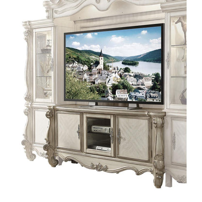 Versailles TV Stand, Bone White