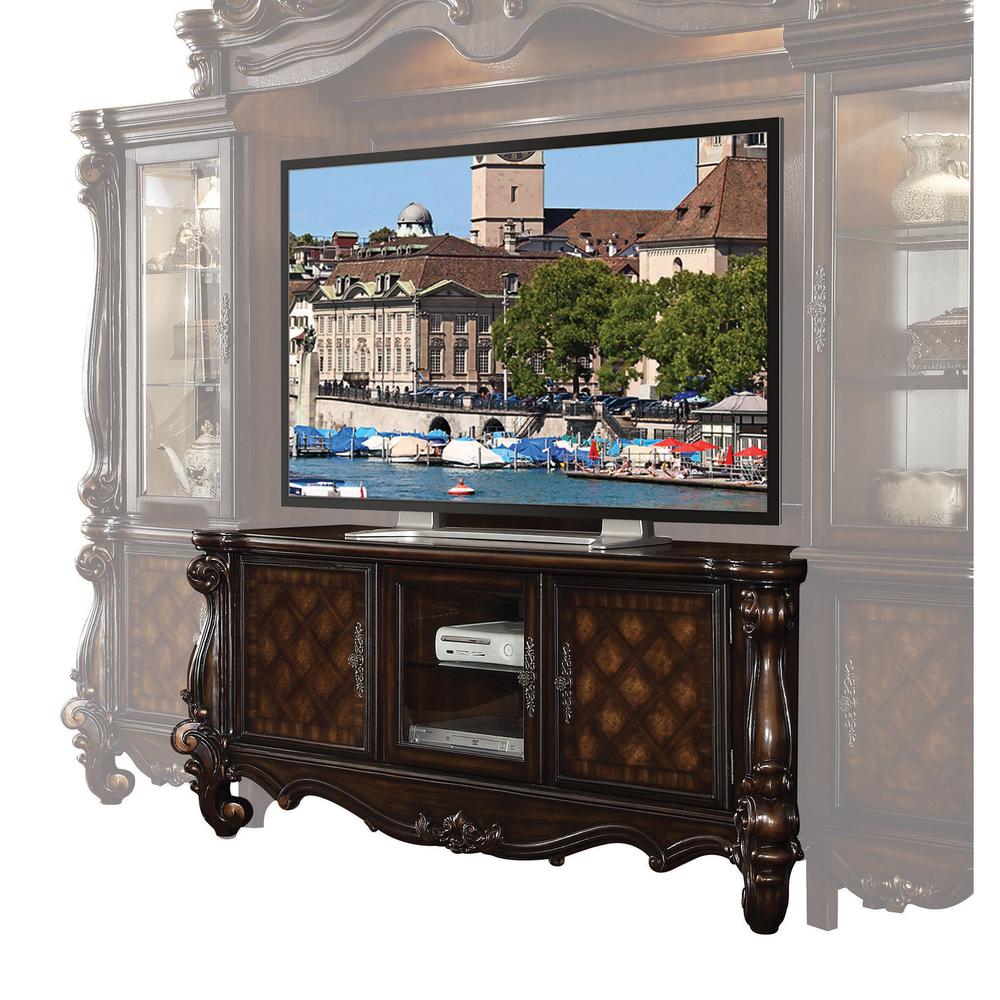 Versailles TV Stand, Cherry Oak