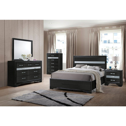 Naima Full Bed, Black