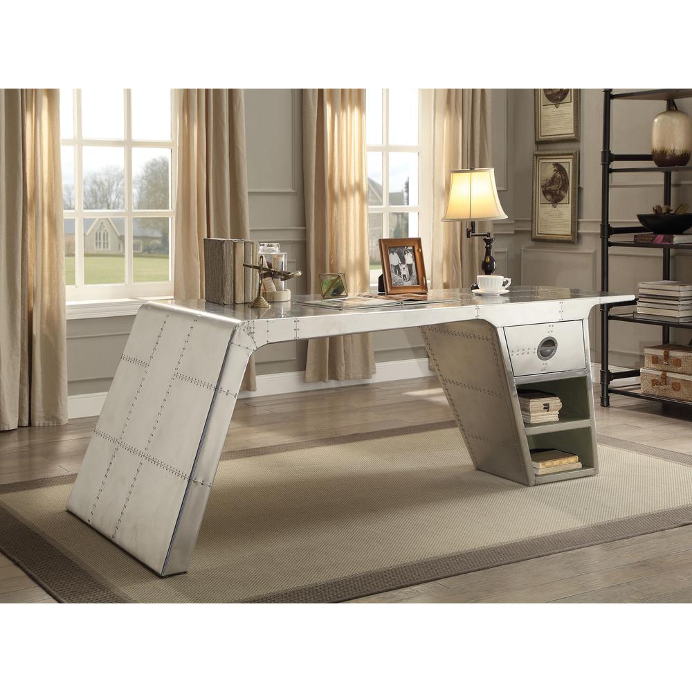 Brancaster Writing Desk, Aluminum