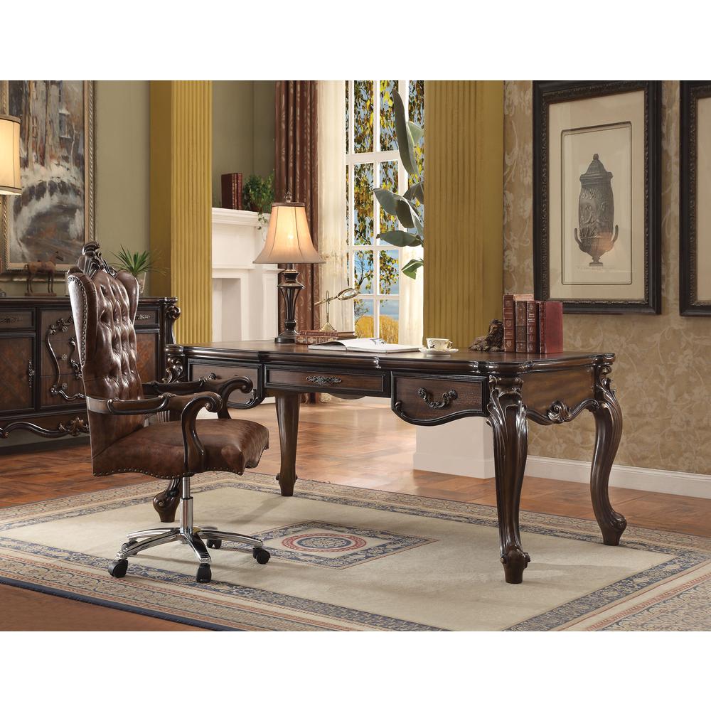 Versailles Executive Writing Desk, Cherry Oak