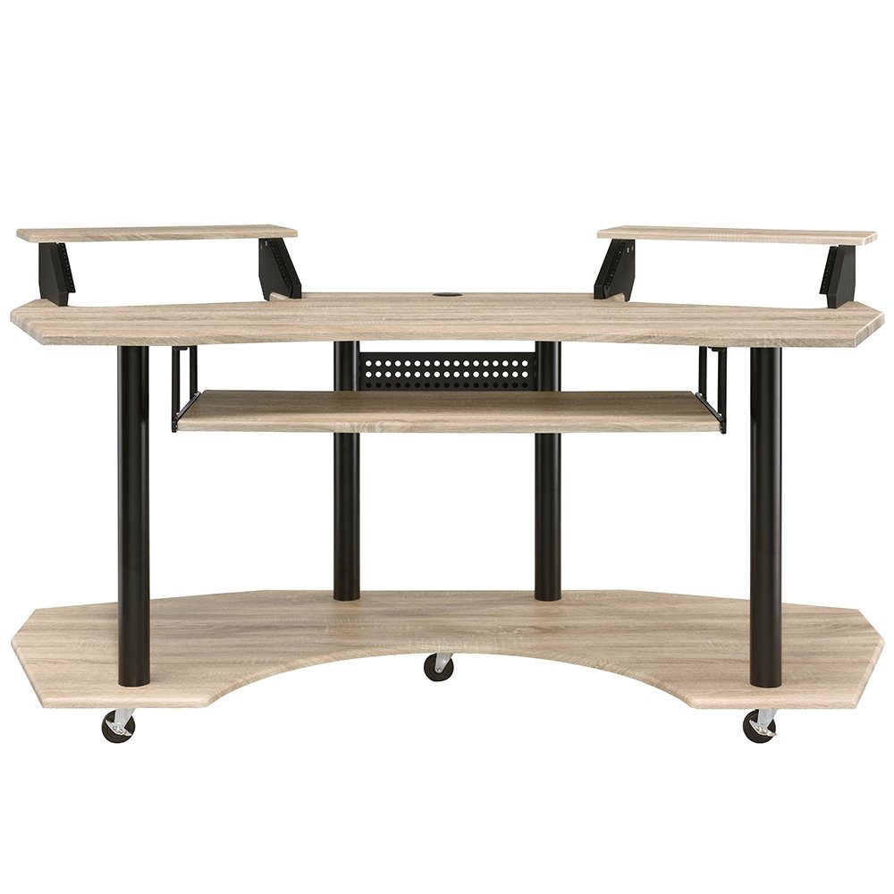Eleazar 71" Music Studio Desk, Natural Oak