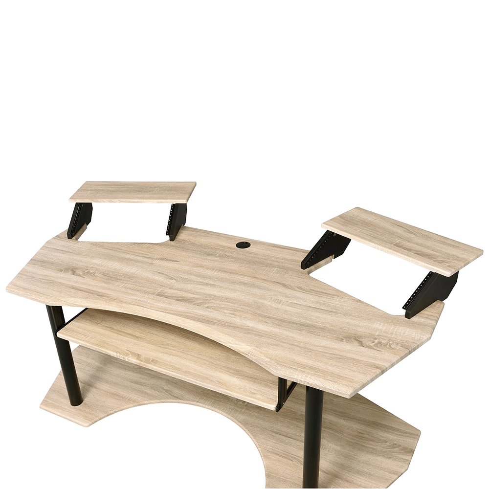 Eleazar 71" Music Studio Desk, Natural Oak