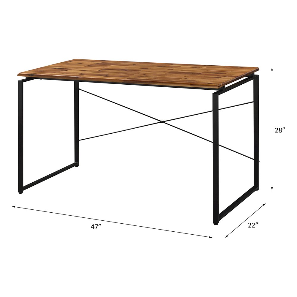 Jurgen Writing Desk, Oak & Black