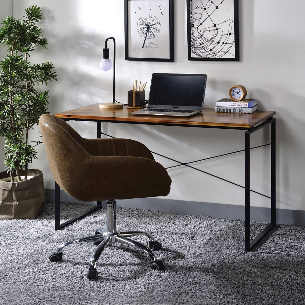 Jurgen Writing Desk, Oak & Black