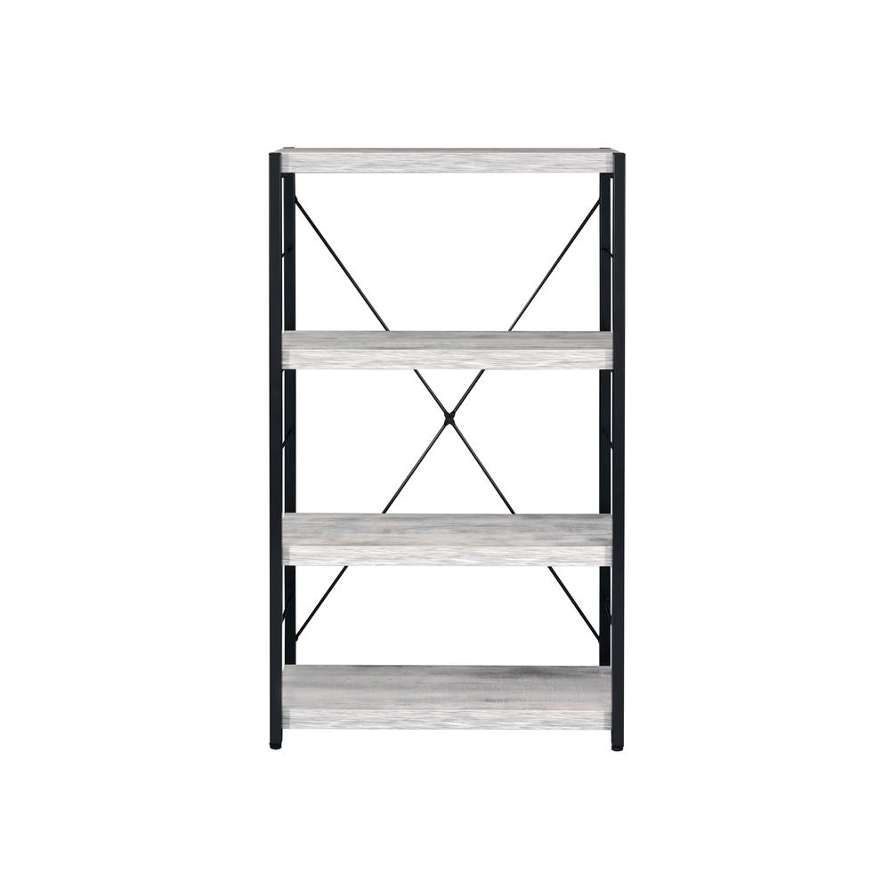 Bob BookShelf, Antique White & Black