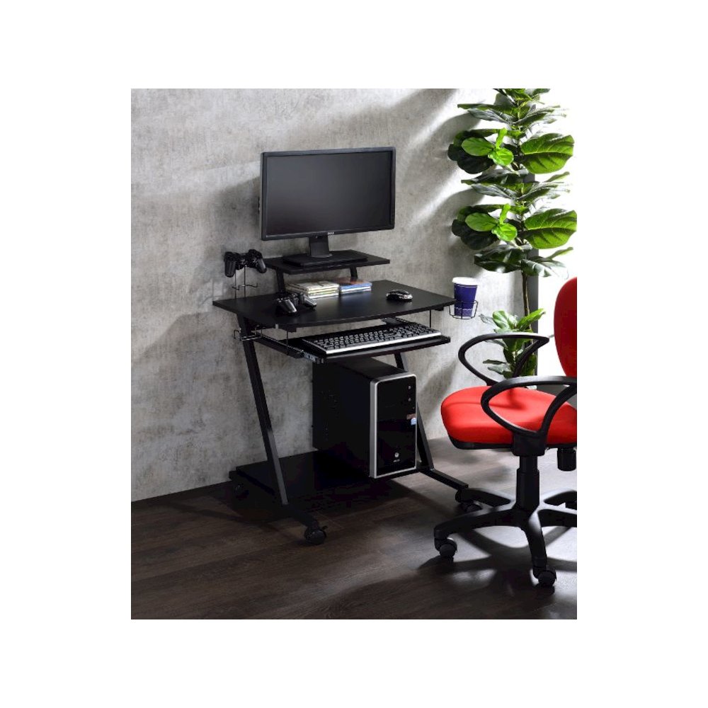 Ordrees Gaming Desk, Black