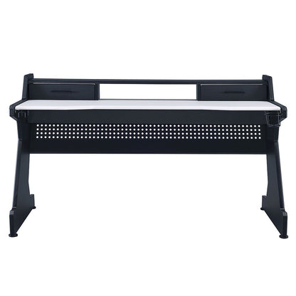 Bigga Gaming Desk, Black & White