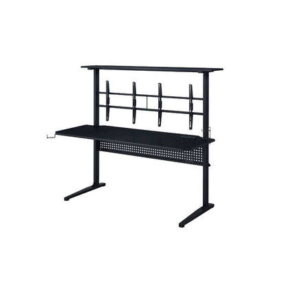 Canzi Gaming Desk w/USB Port, Black