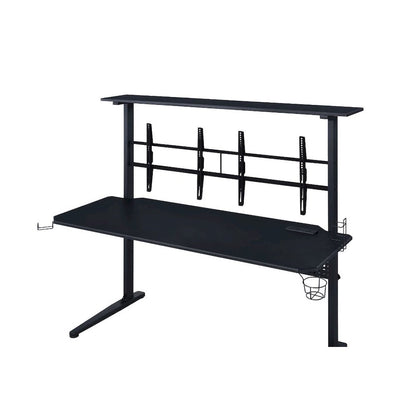 Canzi Gaming Desk w/USB Port, Black