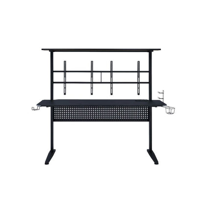 Canzi Gaming Desk w/USB Port, Black